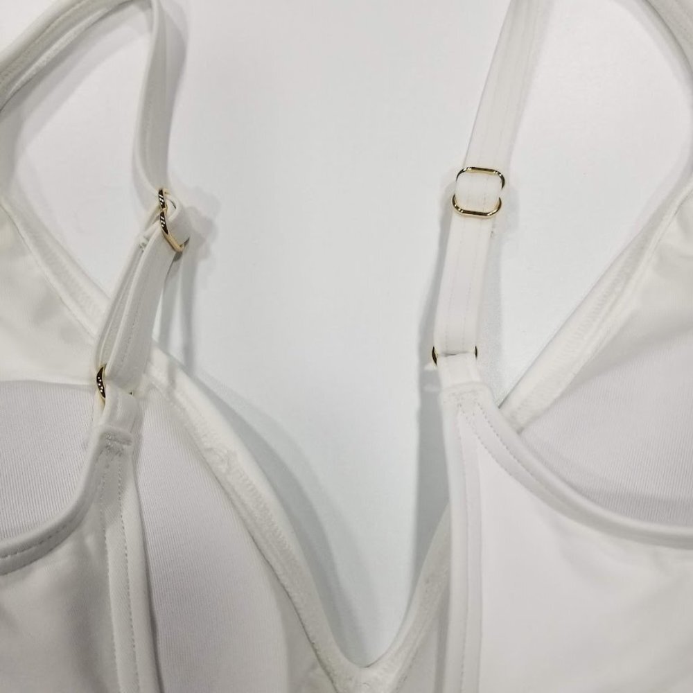 Michael Kors Sash Tummy-Control One Piece Swimsuit Size 10 - Picture 11 of 13
